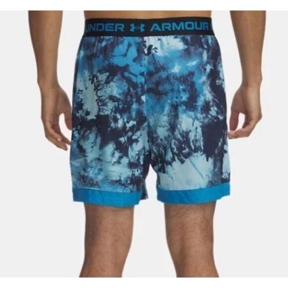 $55 Under Armour UA Vanish Woven Printed Men's 6" Shorts 1376784-494 NWT Large - Picture 2 of 7